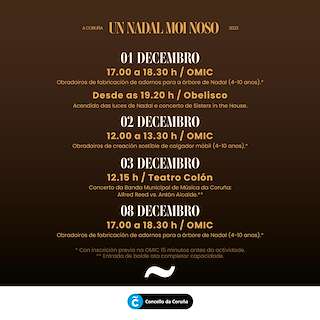 Programa de Nadal en A Coruña