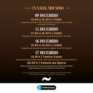 Programa de Nadal en A Coruña