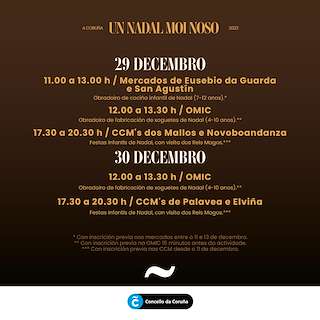 Programa de Nadal en A Coruña