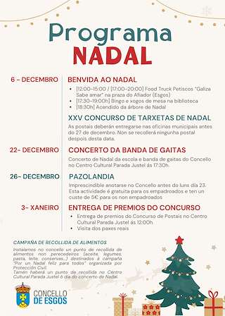 Programa de Nadal - Visita dos Reis (2025-2026) en Esgos