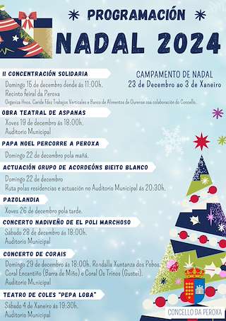 Programa de Navidad – Visita de los Reyes en A Peroxa