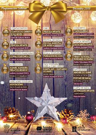 Programa de Navidad - Cabalgata de Reyes en Burela
