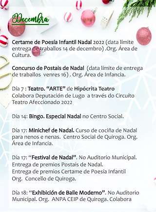 Programa de Navidad – Cabalgata de Reyes en Quiroga
