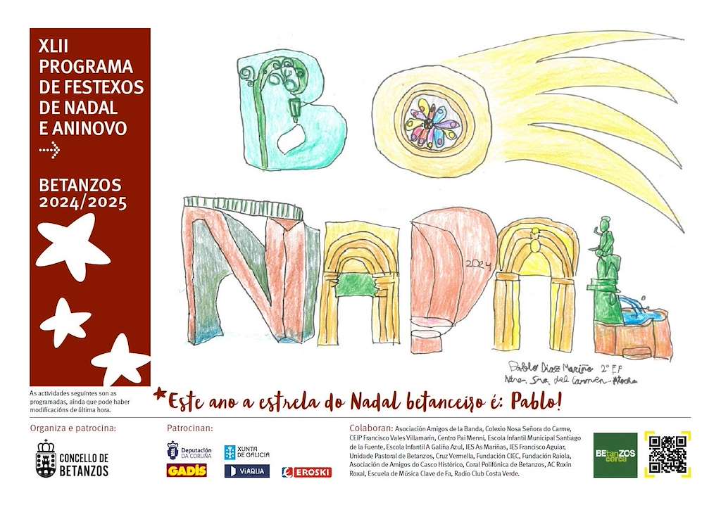 XLIII Programa de Festexos de Nadal e Aninovo (2025) en Betanzos