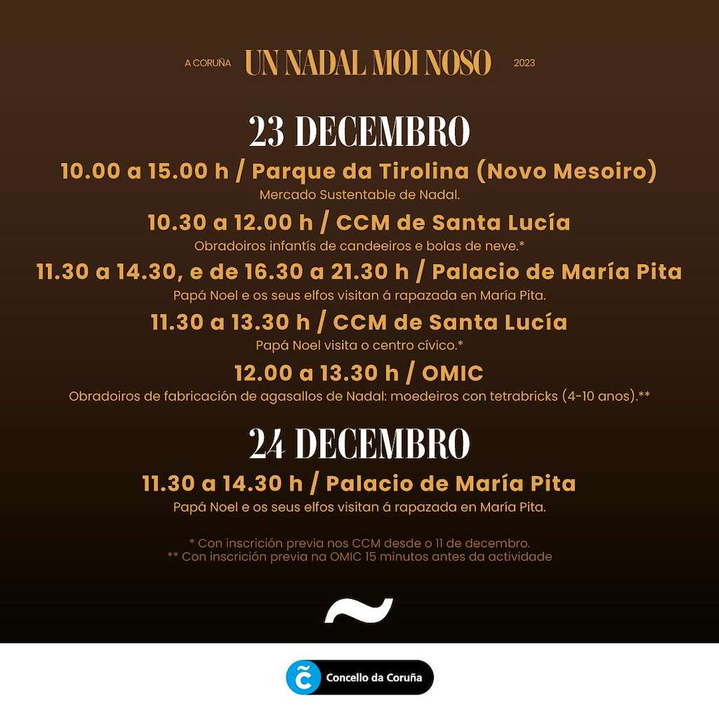 Programa de Nadal en A Coruña