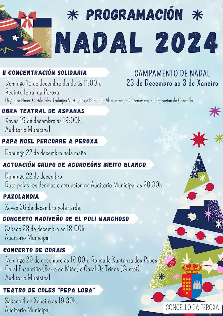 Programa de Nadal en A Peroxa