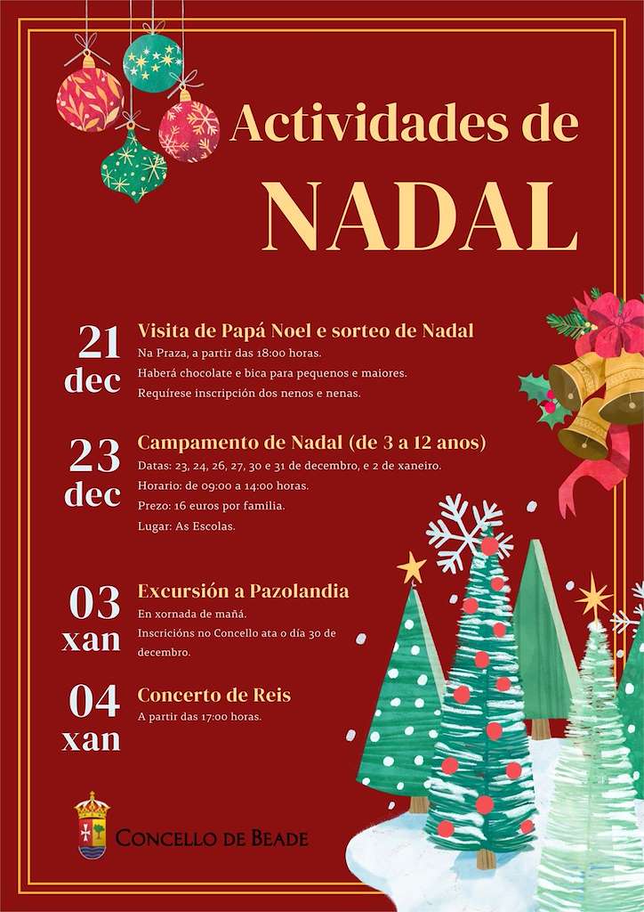 Programa de Nadal  en Beade