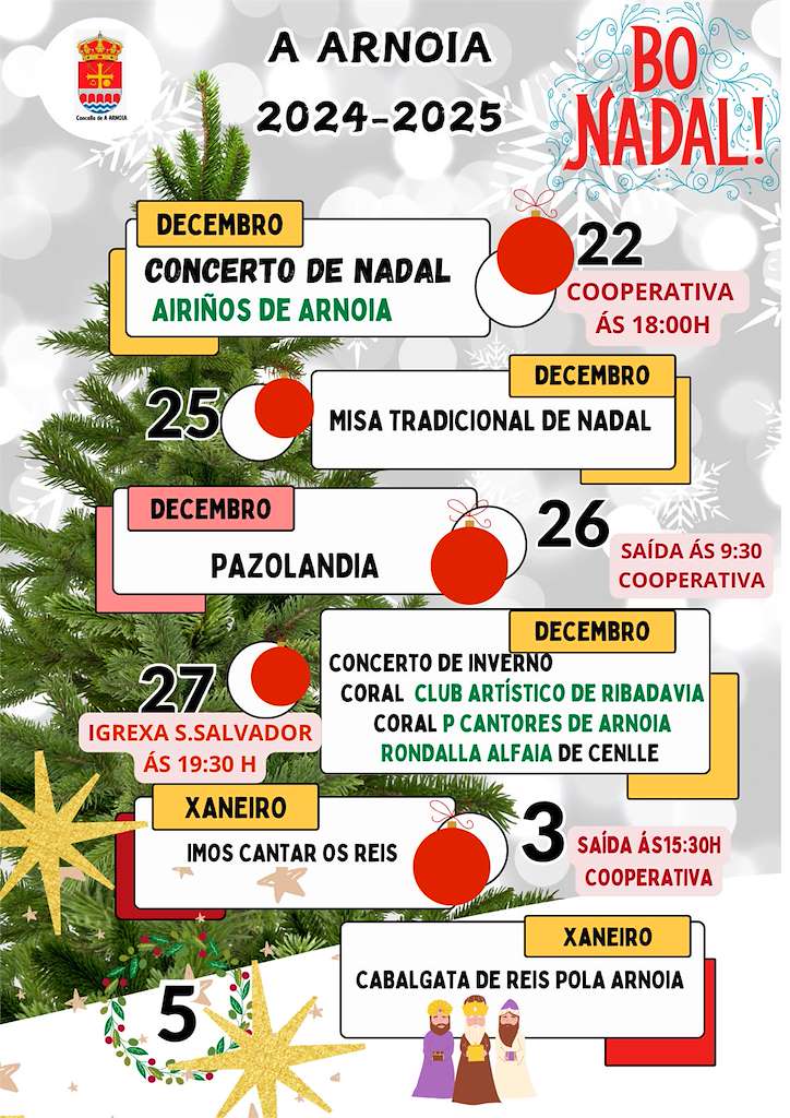 Programa de Nadal - Cabalgata de Reis  en A Arnoia