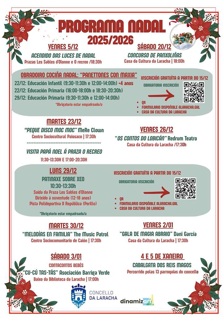 Programa de Navidad – Cabalgata de Reyes en A Laracha