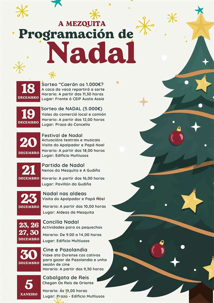 Programa de Nadal - Cabalgata de Reis en A Mezquita