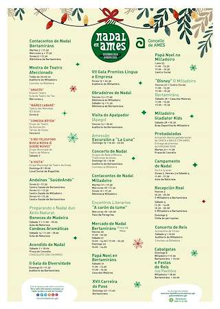 Fechas, información, programa, cartel, imágenes, mapa y ubicación de Programa de Nadal - Cabalgata de Reis  en  Ames
