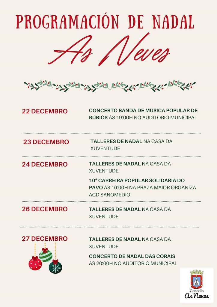 Programa de Nadal - Cabalgata de Reis en As Neves