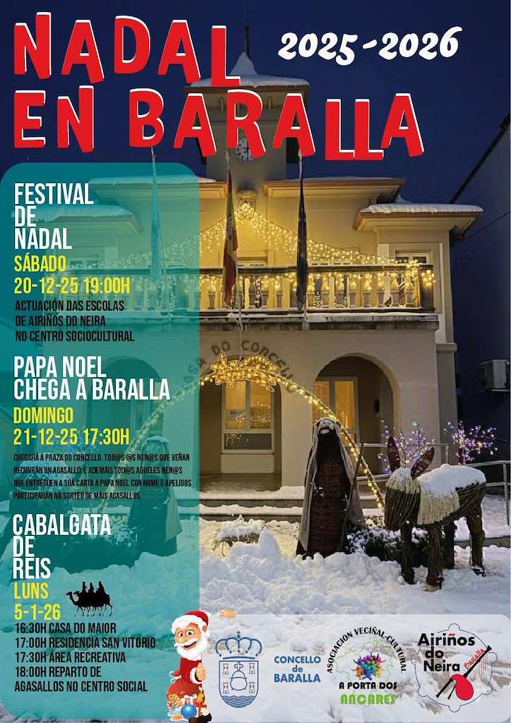 Programa de Navidad – Cabalgata de Reyes en Baralla