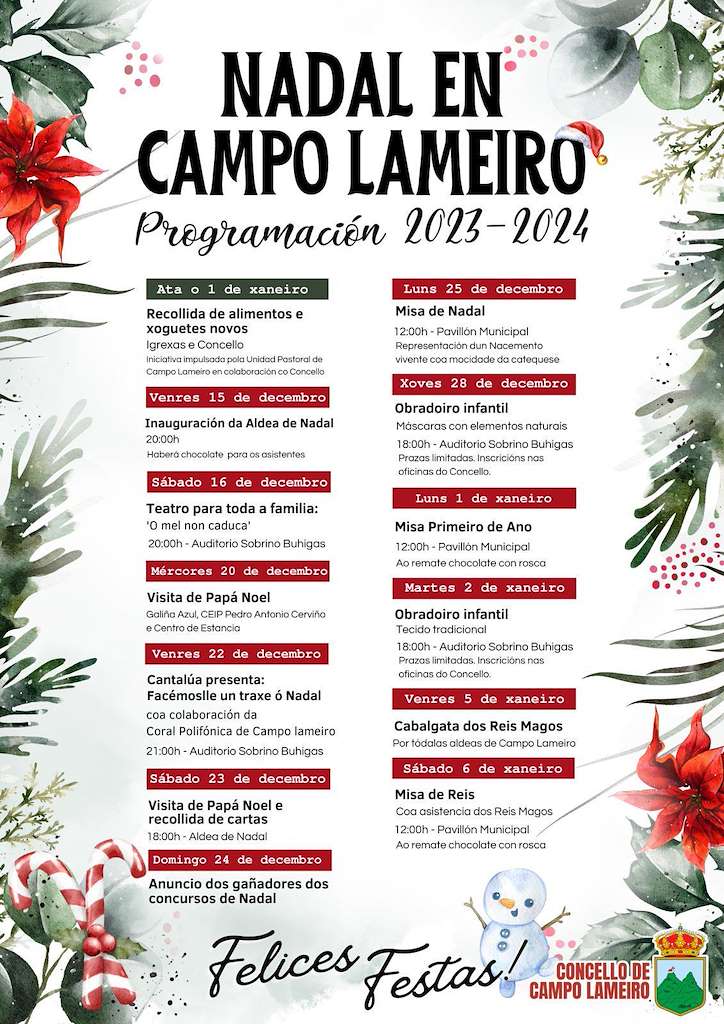 Programa de Nadal - Cabalgata de Reis en Campo Lameiro