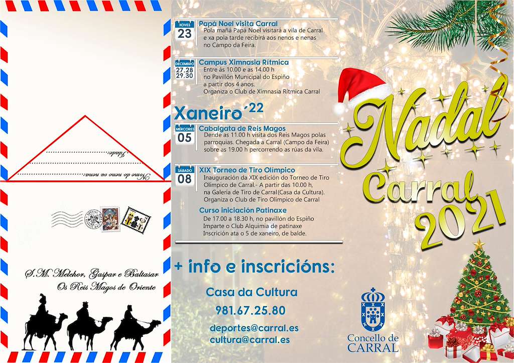 Programa de Nadal - Cabalgata de Reis (2022) en Carral