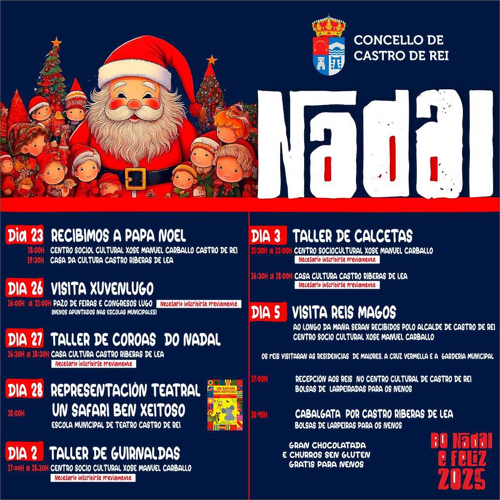 Programa de Nadal - Cabalgata de Reis (2024-2025) en Castro de Rei