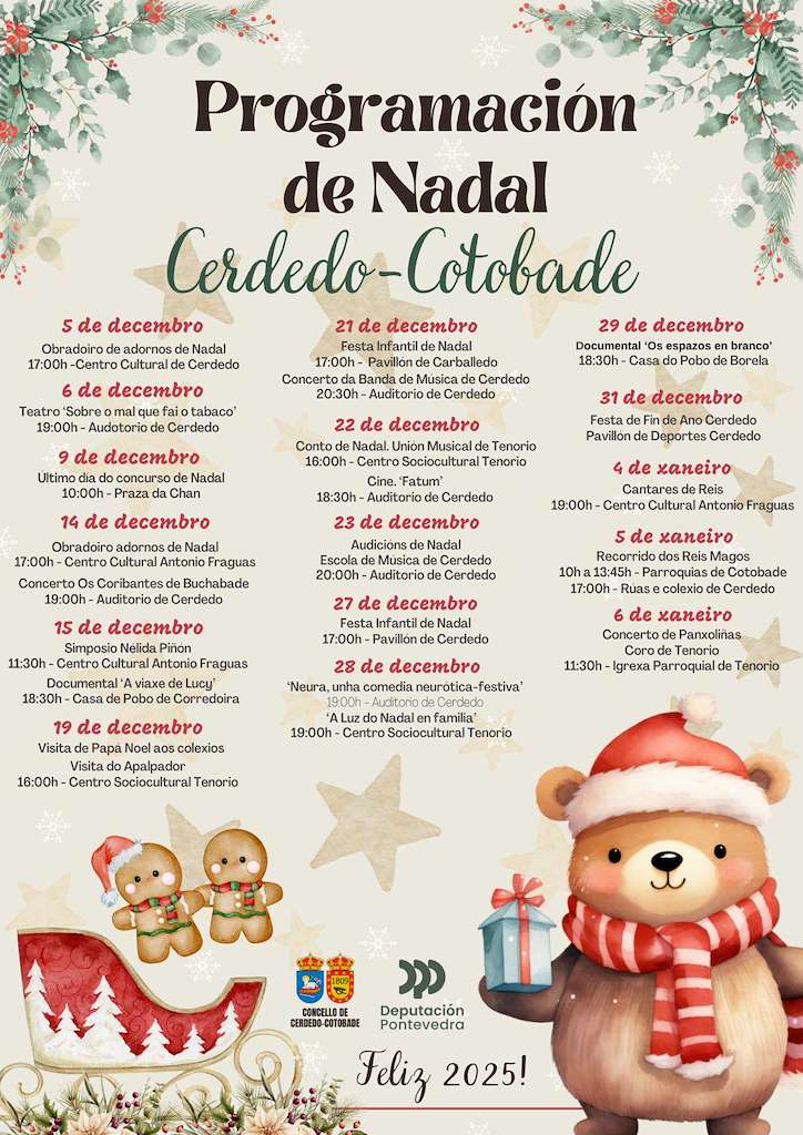 Programa de Nadal - Cabalgata de Reis en Cerdedo-Cotobade