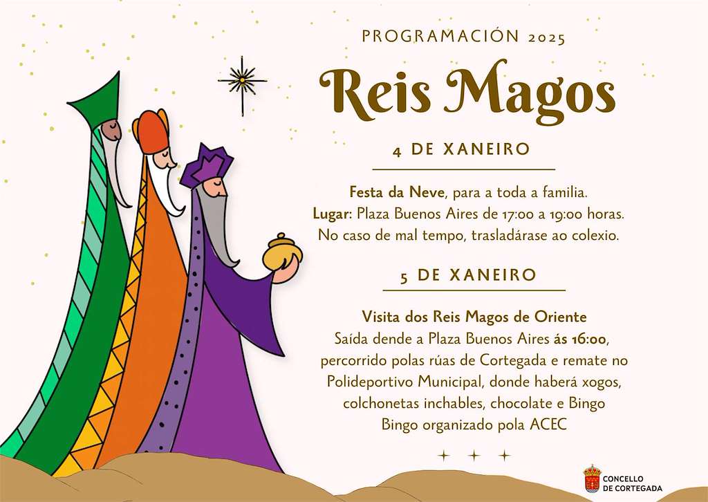 Programa de Nadal - Cabalgata de Reis en Cortegada