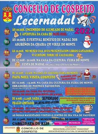 Fechas, información, programa, cartel, imágenes, mapa y ubicación de Programa de Nadal - Cabalgata de Reis  en  Cospeito