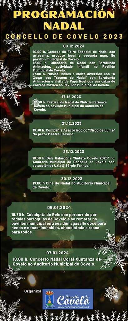 Programa de Nadal - Cabalgata de Reis (2022) en Covelo