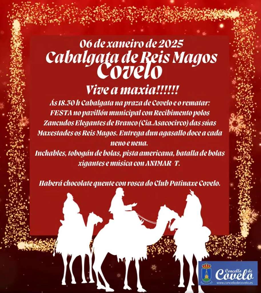 Programa de Nadal - Cabalgata de Reis en Covelo