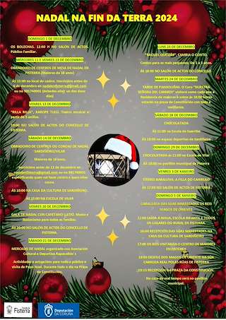 Fechas, información, programa, cartel, imágenes, mapa y ubicación de Programa de Nadal - Cabalgata de Reis  en  Fisterra