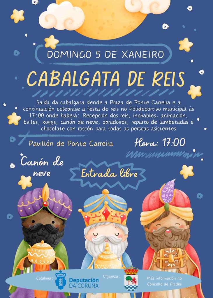 Programa de Nadal - Cabalgata de Reis en Frades