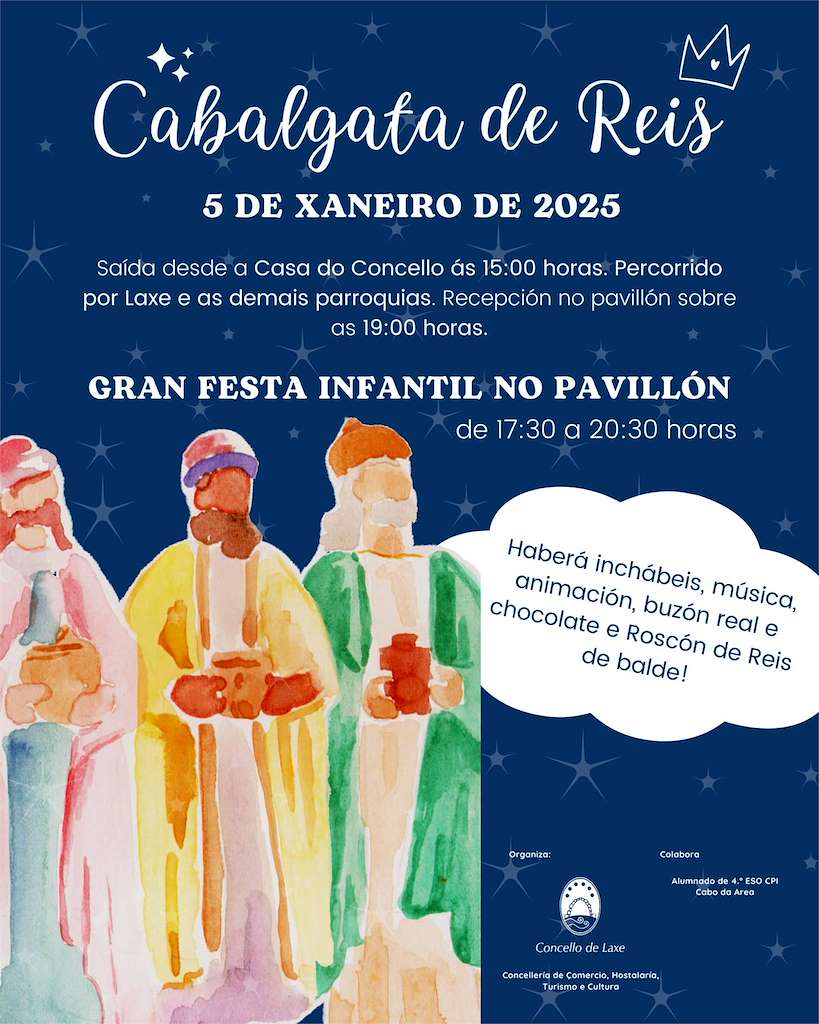 Programa de Nadal - Cabalgata de Reis en Laxe