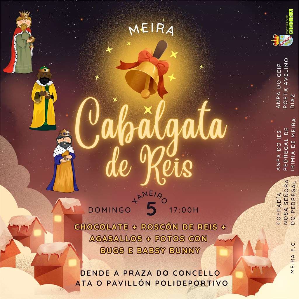 Programa de Nadal - Cabalgata de Reis en Meira