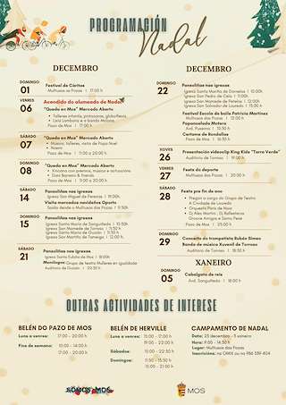 Fechas, información, programa, cartel, imágenes, mapa y ubicación de Programa de Nadal - Cabalgata de Reis  en  Mos