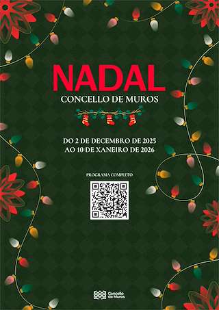 Fechas, información, programa, cartel, imágenes, mapa y ubicación de Programa de Navidad – Cabalgata de Reyes (2025-2026) en Muros