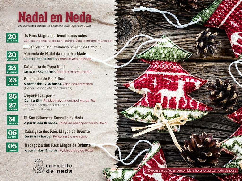 Programa de Nadal - Cabalgata de Reis  en Neda