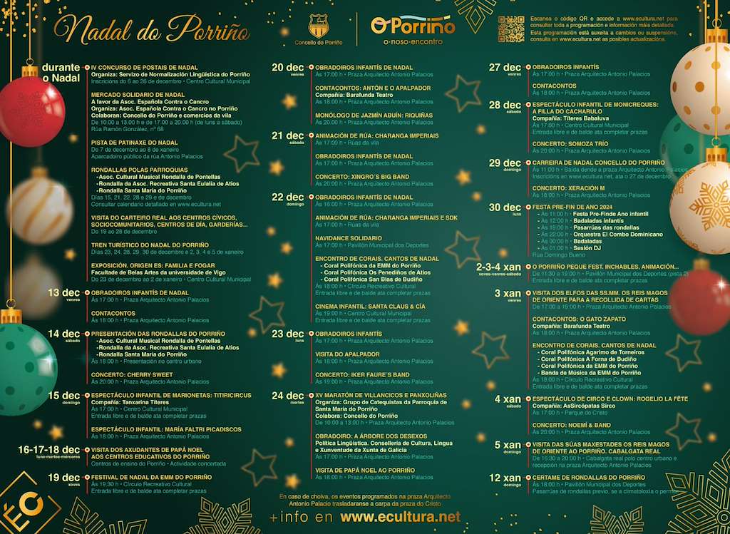 Programa de Nadal - Cabalgata de Reis en O Porriño