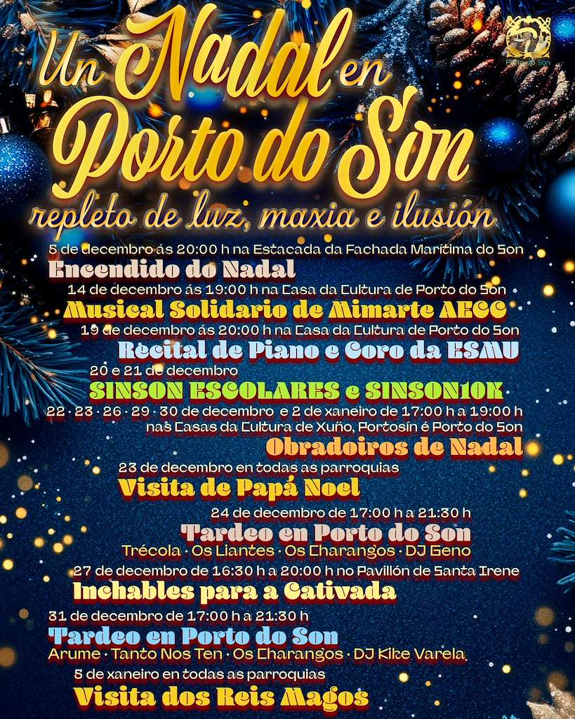 Programa de Navidad – Cabalgata de Reyes en O Porto do Son