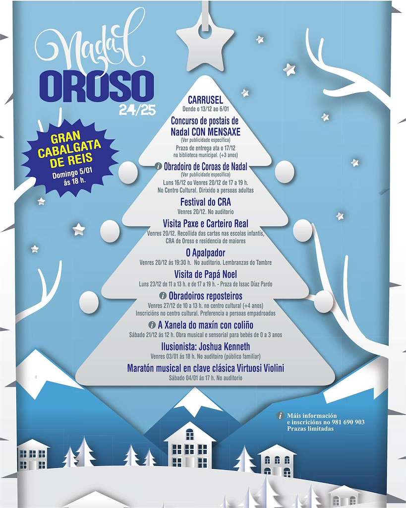 Programa de Nadal - Cabalgata de Reis  en Oroso