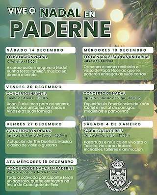 Fechas, información, programa, cartel, imágenes, mapa y ubicación de Programa de Nadal - Cabalgata de Reis  en  Paderne