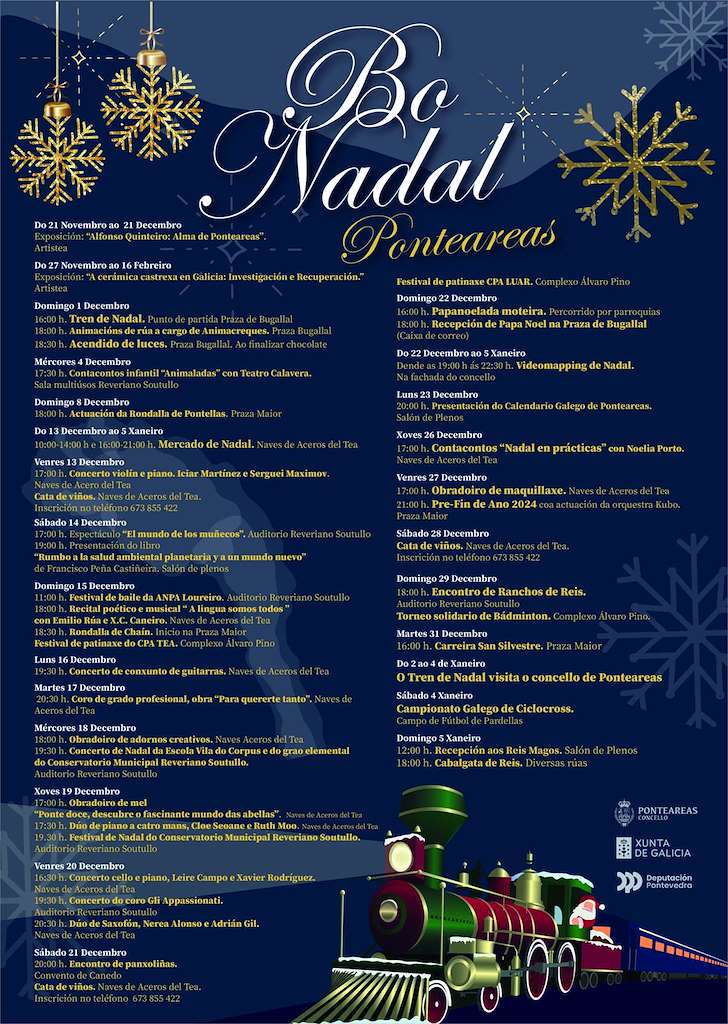 Programa de Nadal - Cabalgata de Reis en Ponteareas