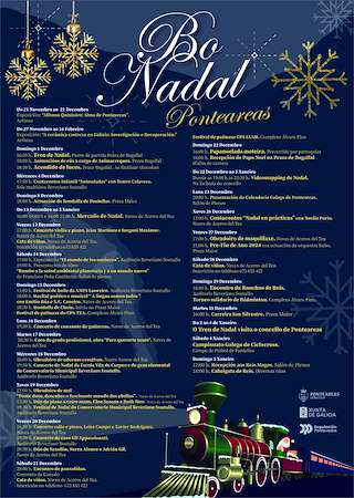 Fechas, información, programa, cartel, imágenes, mapa y ubicación de Programa de Nadal - Cabalgata de Reis  en  Ponteareas