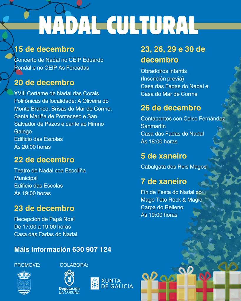 Programa de Navidad – Cabalgata de Reyes en Ponteceso