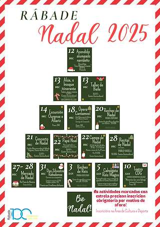 Fechas, información, programa, cartel, imágenes, mapa y ubicación de Programa de Navidad – Cabalgata de Reyes (2025-2026) en Rábade