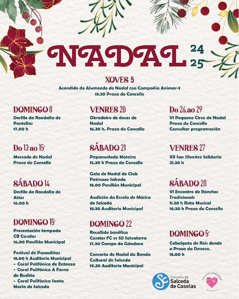 Programa de Nadal - Cabalgata de Reis en Salceda de Caselas