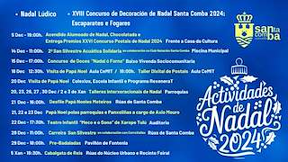 Fechas, información, programa, cartel, imágenes, mapa y ubicación de Programa de Nadal - Cabalgata de Reis  en  Santa Comba