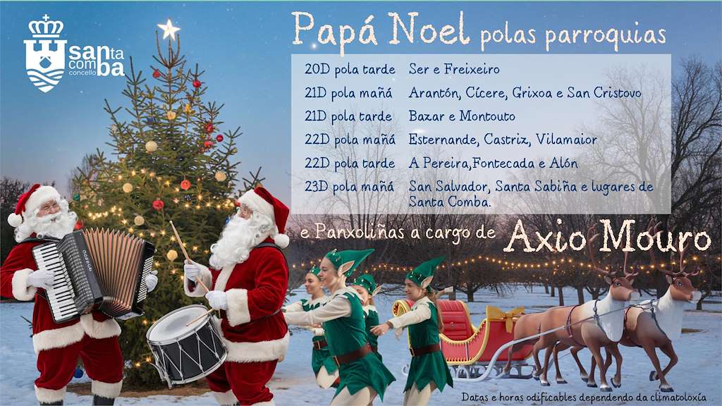 Programa de Nadal - Cabalgata de Reis en Santa Comba