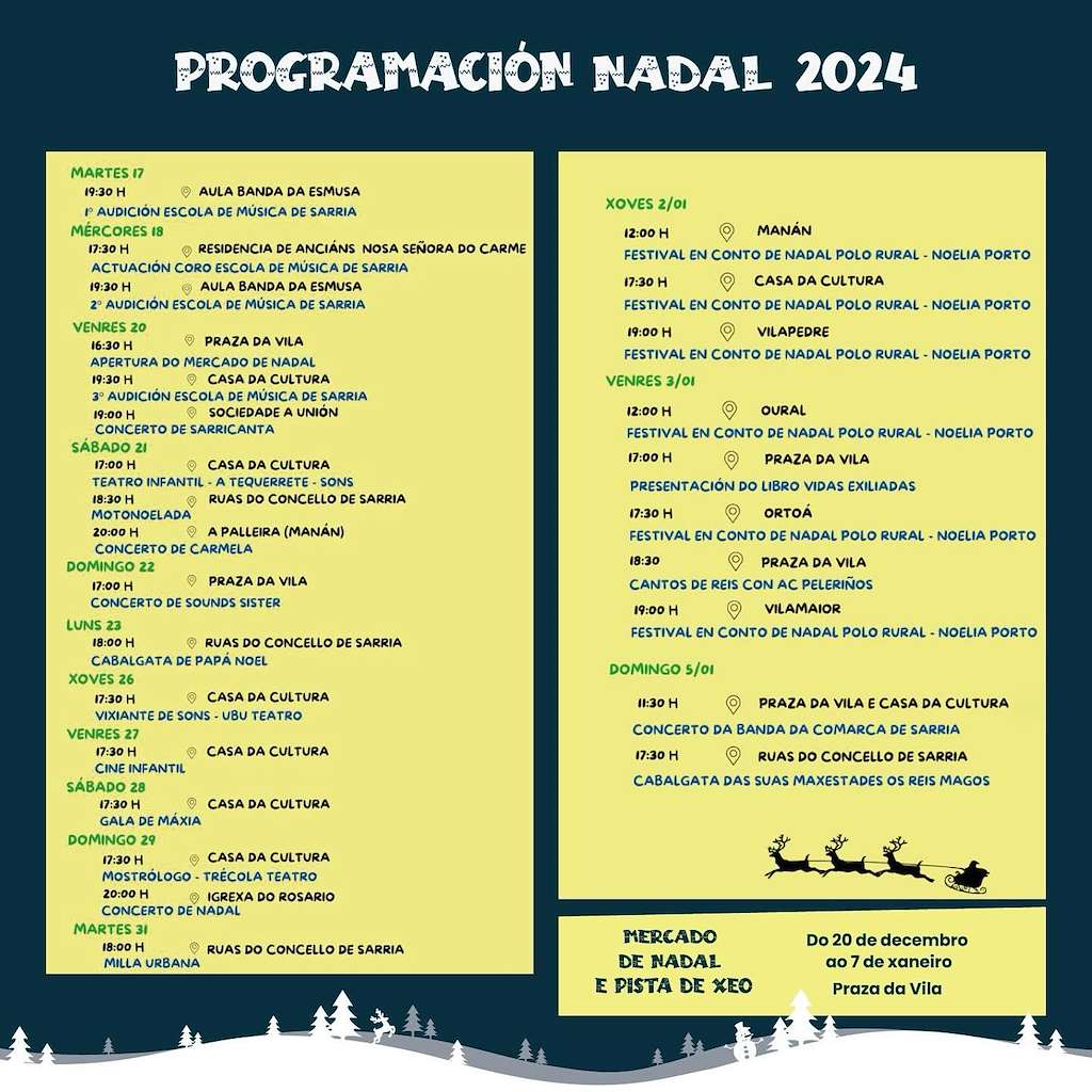 Programa de Nadal - Cabalgata de Reis en Sarria