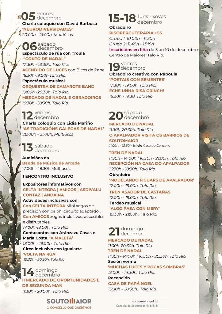 Programa de Navidad – Cabalgata de Reyes en Soutomaior