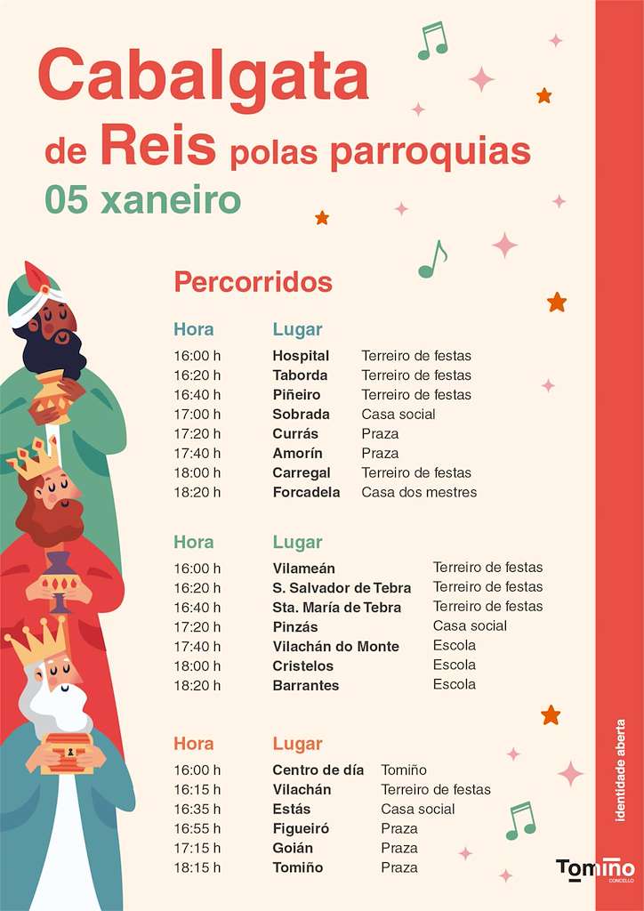 Programa de Nadal - Cabalgata de Reis (2022) en Tomiño