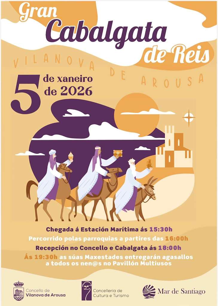 Programa de Navidad – Cabalgata de Reyes en Vilanova de Arousa