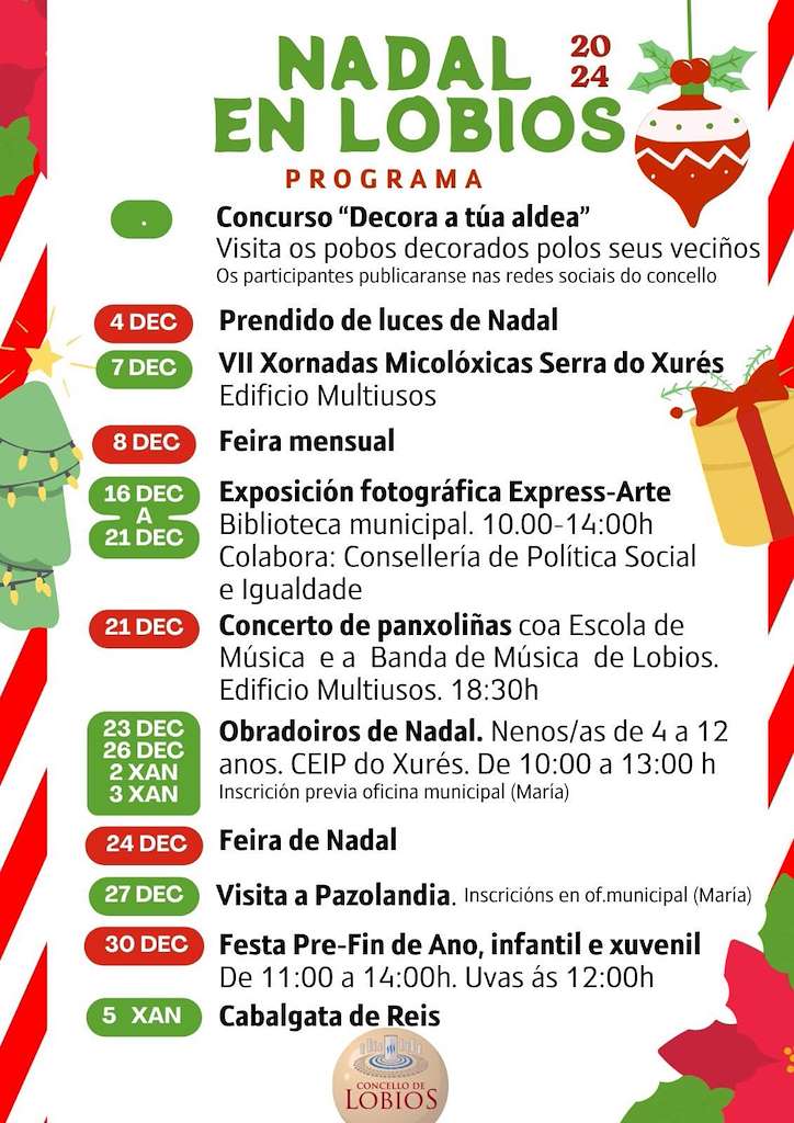 Programa de Nadal - Cabalgata dos Reis (2023) en Lobios