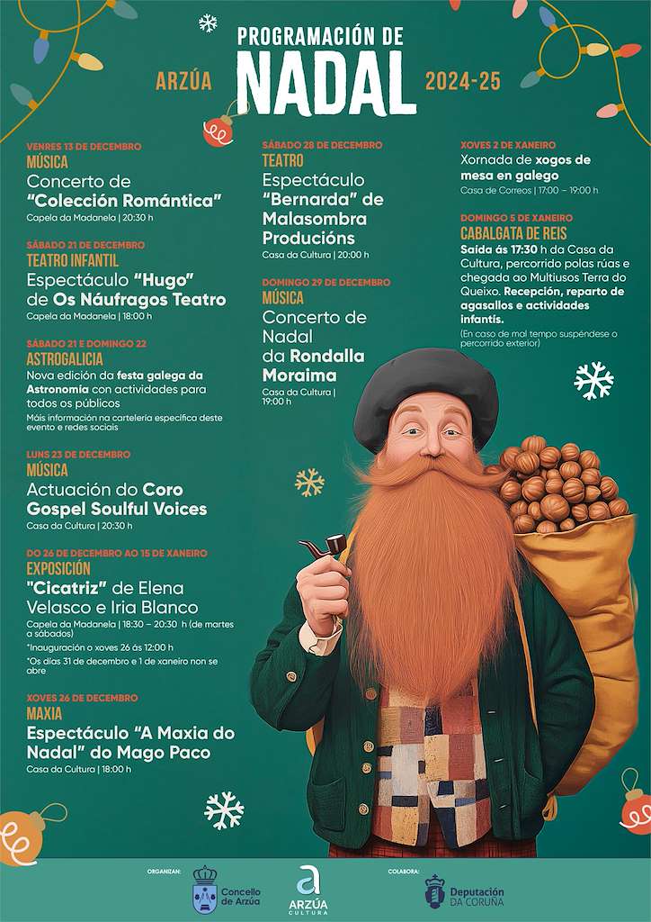 Programa de Nadal - Cabalgata dos Reis Magos en Arzúa