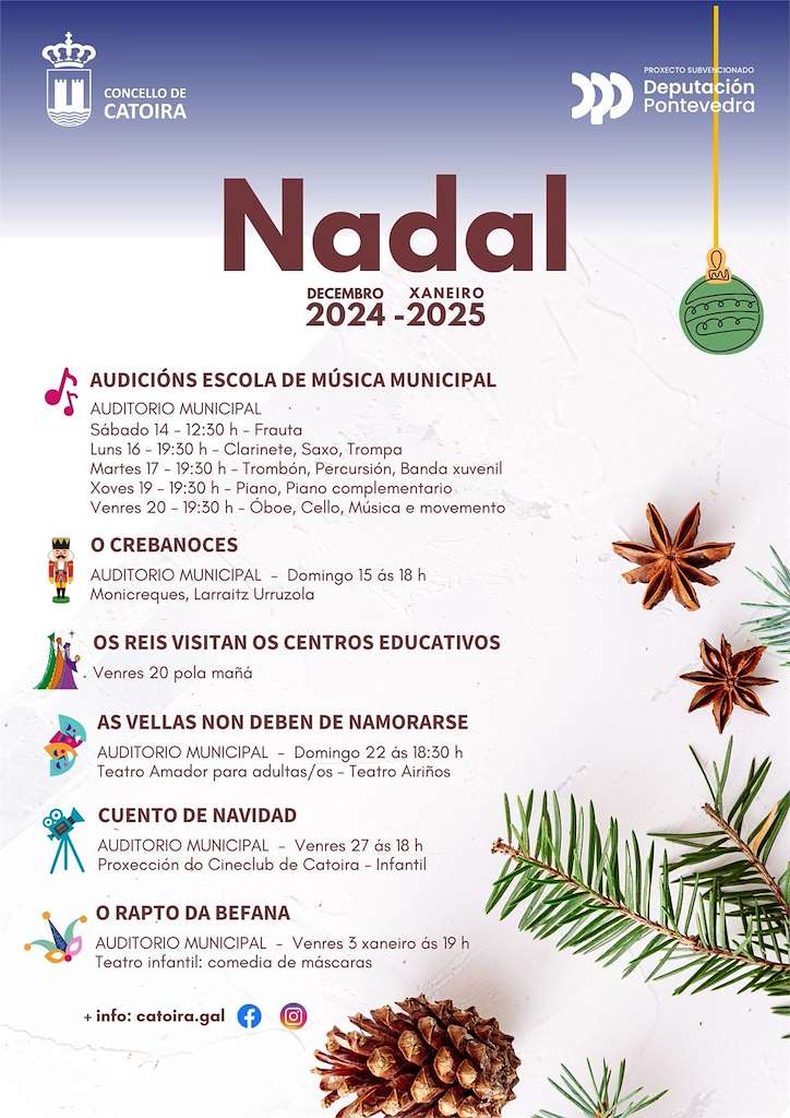 Programa de Nadal en Catoira